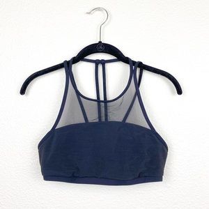 Lululemon Get Set Bra Workout Sports Bra High Neck Black 6